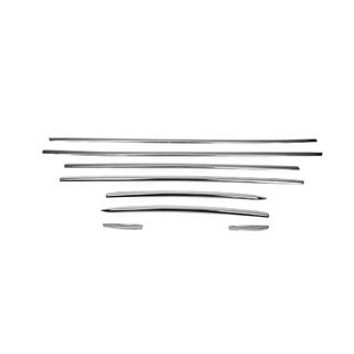 Ornamente geamuri inox (Sport Tourer, 8 buc) Renault Clio IV 2012-2019 foto 2