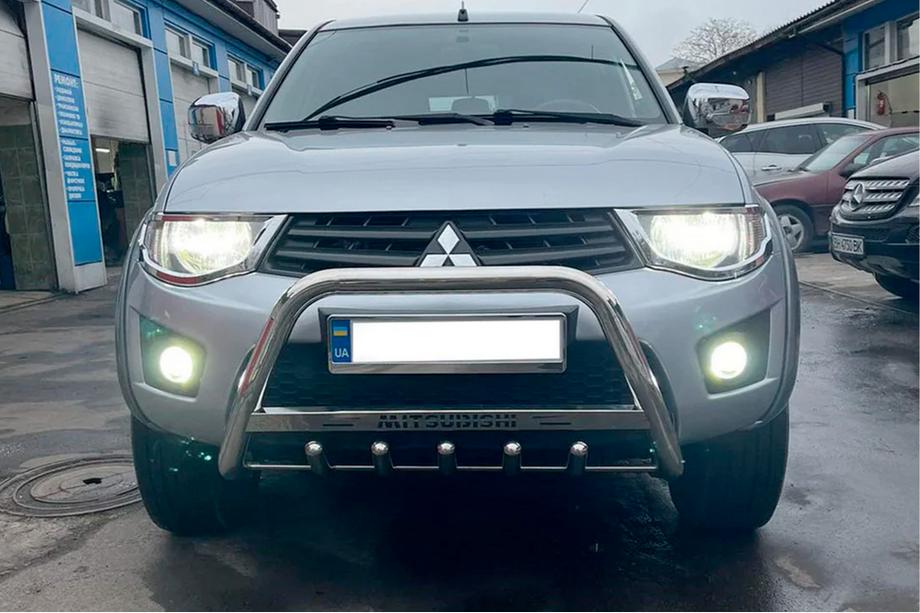 Mitsubishi L200 2006-2015 Bullbar WT004 Otel Inoxidabil Image