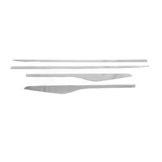 Molduri usa drepte (4 buc, inox) Renault Clio IV 2012-2019 foto 2