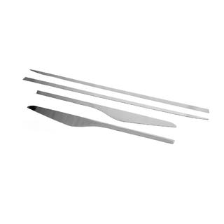 Molduri usa drepte (4 buc, inox) Renault Clio IV 2012-2019 foto 4