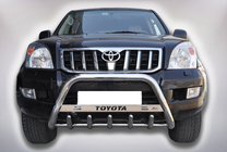 Toyota Land Cruiser Prado 120 2002-2009 Bullbar WT004 Otel Inoxidabil foto 1