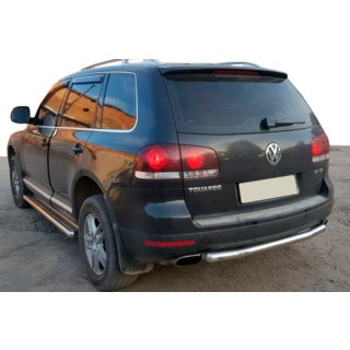 Protectie spate AK002 (2 buc, inox) Volkswagen Touareg 2002–2010 foto 3