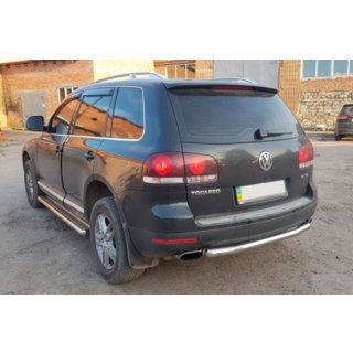 Protectie spate AK002 (2 buc, inox) Volkswagen Touareg 2002–2010 foto 4
