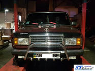 VAZ 2107 1982-2012 Bullbar WT003 (42mm, Otel Inoxidabil) foto 2