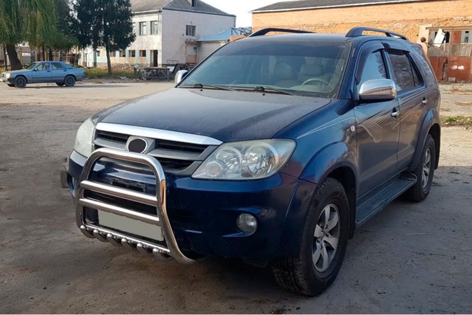 Toyota Fortuner 2006-2015 Bullbar F12-11 Otel Inoxidabil Foto 2