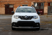 Dacia Duster 2018-2024 Protectie Fata F3-10 (Inox) foto 2