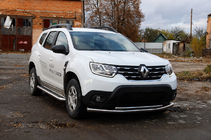 Dacia Duster 2018-2024 Protectie Fata F3-10 (Inox) foto 3