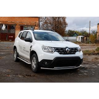 Protectie Fata F3-10 (Inox) Dacia Duster 2018-2024 foto 3