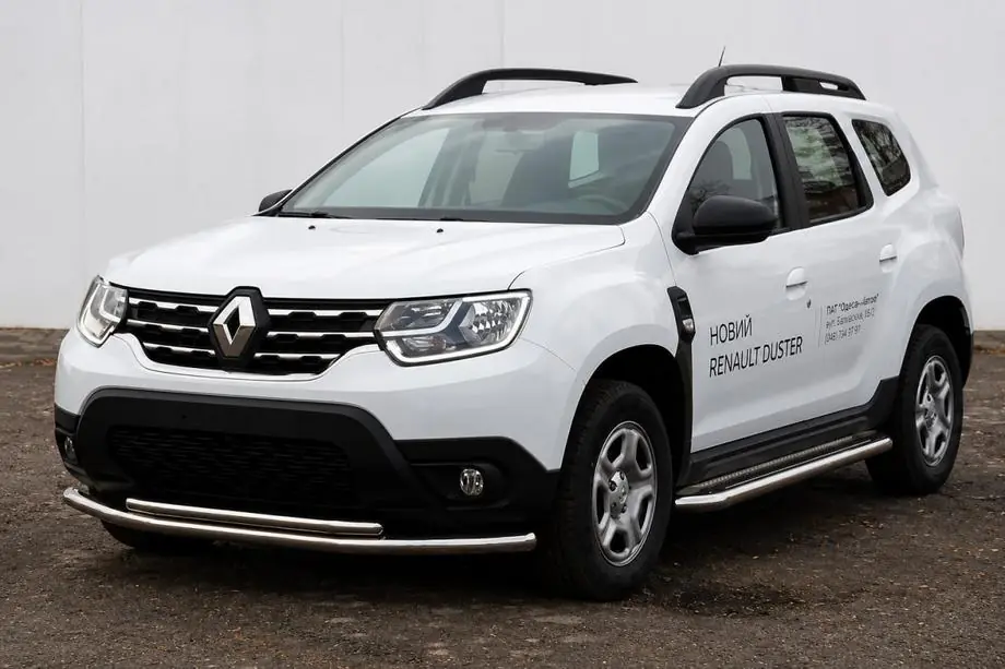 Renault Duster 2018-2024 Protectie Fata F3-10 (Inox) Image