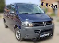 Volkswagen T5 2010-2015 Bullbar WT003 Negru Inox foto 3