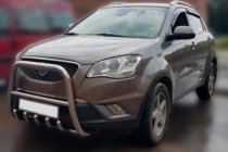 SsangYong Korando 2010-2019 Bullbar F1-40 (Inox) foto 2