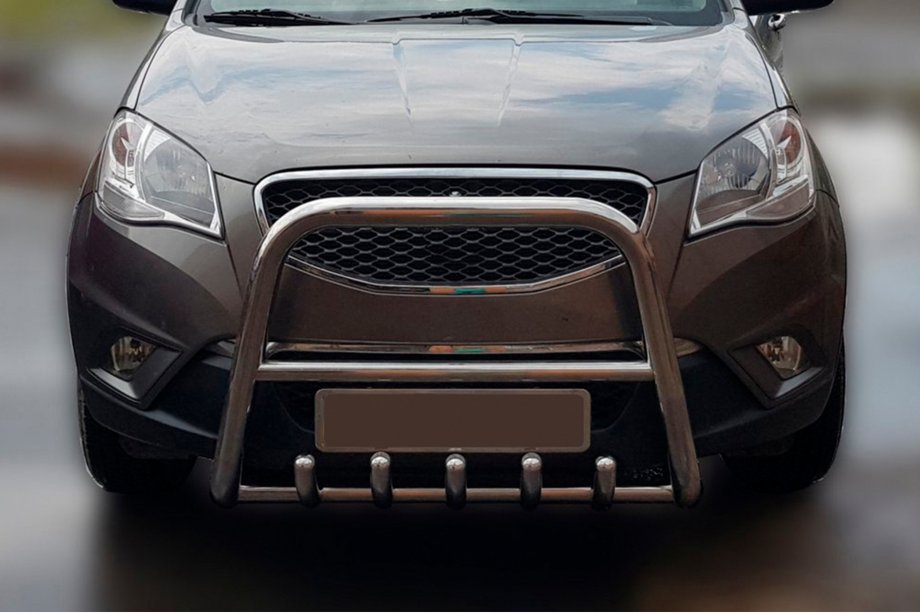 SsangYong Korando 2010-2019 Bullbar F1-40 (Inox) Image
