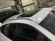 BMW X6 F16 2014-2019 Bare longitudinale de plafon integrate crom OEM (Aluminiu, montaj pe adeziv) foto 7