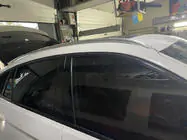 BMW X6 F16 2014-2019 Bare longitudinale de plafon integrate crom OEM (Aluminiu, montaj pe adeziv) foto 8