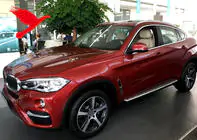 BMW X6 F16 2014-2019 Bare longitudinale de plafon integrate crom OEM (Aluminiu, montaj pe adeziv) foto 2
