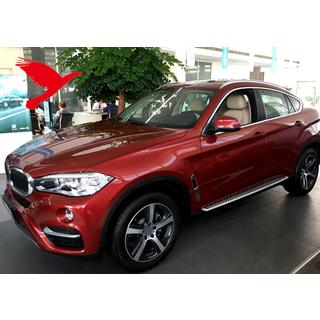 Bare longitudinale de plafon integrate crom OEM (Aluminiu, montaj pe adeziv) BMW X6 F16 2014-2019 foto 2