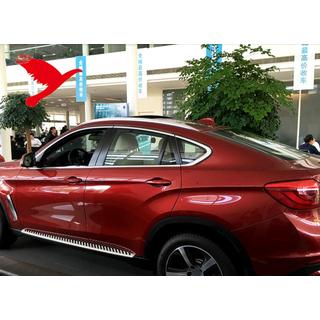 Bare longitudinale de plafon integrate crom OEM (Aluminiu, montaj pe adeziv) BMW X6 F16 2014-2019 foto 3
