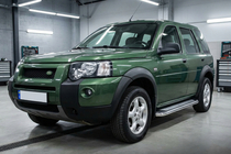 Land Rover Freelander I 1997-2006 Praguri Laterale Maydos V2 (2 buc, Aluminiu si Otel Inoxidabil) foto 2