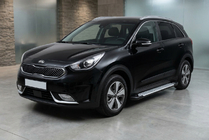 Kia Niro 2016–2021 Praguri laterale Allmond Grey (2 buc, aluminiu) foto 1
