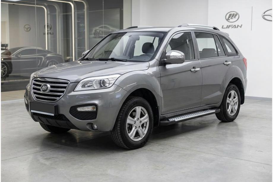Lifan X60 2011- Praguri laterale Allmond Grey (2 buc, aluminiu) Image