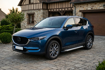Mazda CX-5 2017–2025 Praguri laterale Allmond Grey (2 buc, aluminiu) foto 1