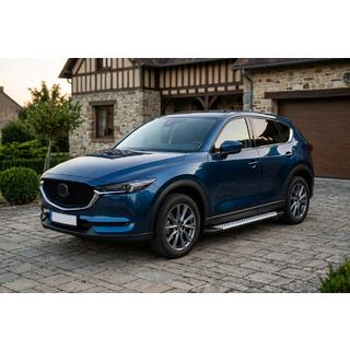 Praguri laterale Allmond Grey (2 buc, aluminiu) Mazda CX-5 2017–2025 foto 1
