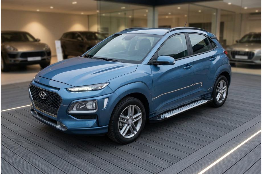 Hyundai Kona 2017-2023 Praguri laterale Allmond Grey (2 buc, aluminiu) Foto 1