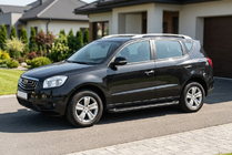 Geely Emgrand X7 2011- Praguri Laterale Allmond Black (2 buc, Aluminiu) foto 1