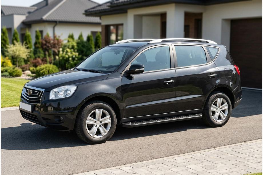 Geely Emgrand X7 2011- Praguri Laterale Allmond Black (2 buc, Aluminiu) Image