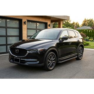 Praguri Laterale Allmond Black (2 buc, Aluminiu) Mazda CX-5 2017–2025 foto 1