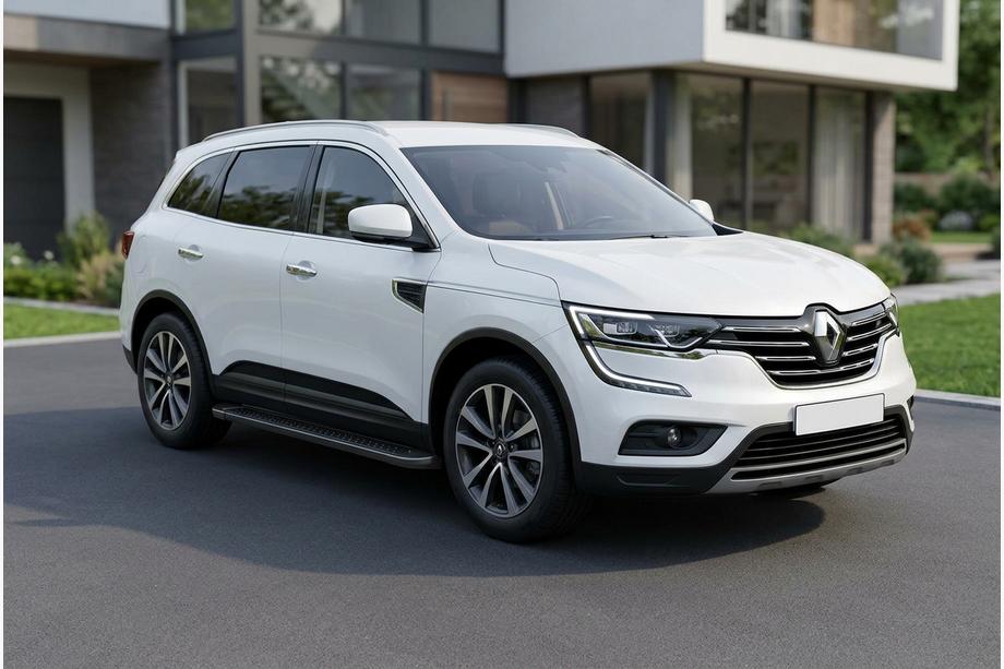 Renault Koleos 2016-2024 Praguri Laterale Allmond Black (2 buc, Aluminiu) Image