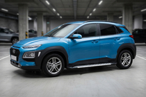 Hyundai Kona 2017-2023 Praguri Laterale Line (2 buc, Aluminiu) foto 1