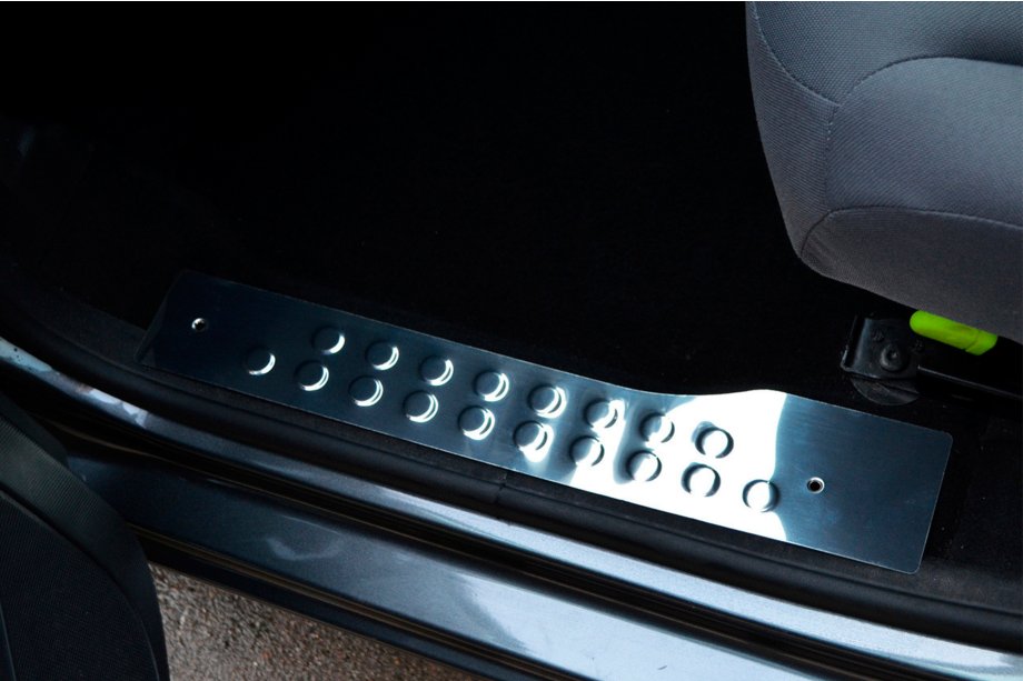 Citroen Berlingo 2008-2018 Praguri interioare OmsaLine inox 4 buc, OmsaLine - Otel Inoxidabil Italian Foto 4