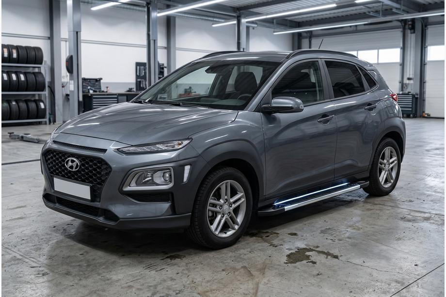Hyundai Kona 2017-2023 Praguri Laterale RedLine V1 (2 buc, Aluminiu) Foto 1