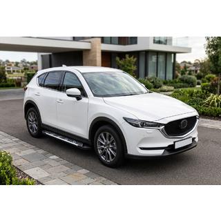 Praguri Laterale Sunrise (2 buc, Aluminiu) Mazda CX-5 2017–2025 foto 1