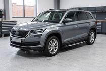 Skoda Kodiaq 2016-2023 Praguri Laterale Sunrise (2 buc, Aluminiu) foto 1