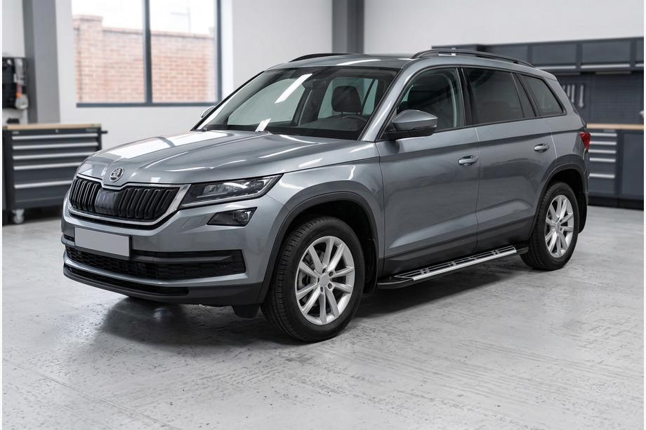 Skoda Kodiaq 2016-2023 Praguri Laterale Sunrise (2 buc, Aluminiu) Image
