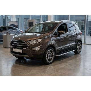 Praguri Laterale Tayga Grey (2 buc, Aluminiu) Ford Ecosport 2013-2022 foto 1