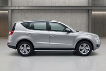Geely Emgrand X7 2011- Praguri Laterale Tayga Grey (2 buc, Aluminiu) foto 1