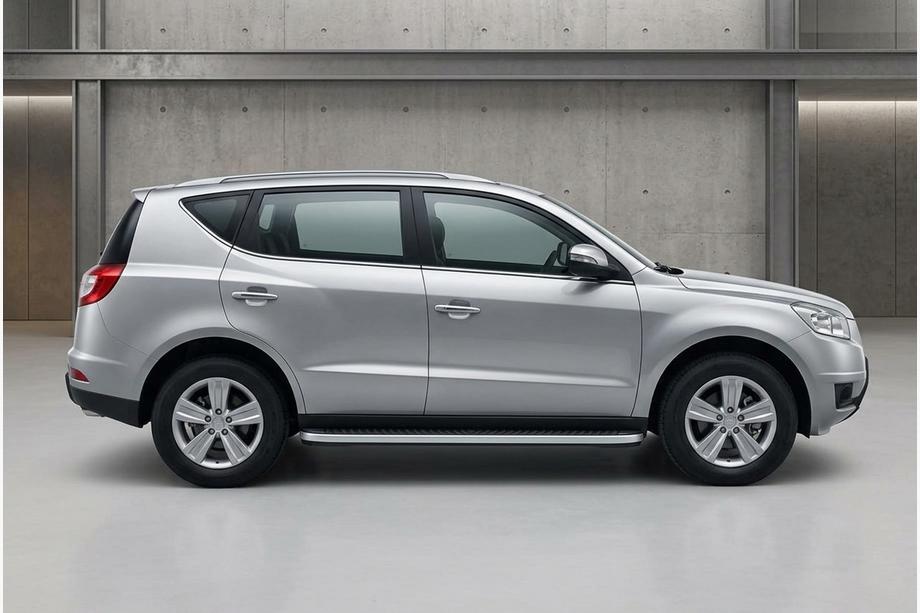 Geely Emgrand X7 2011- Praguri Laterale Tayga Grey (2 buc, Aluminiu) Image