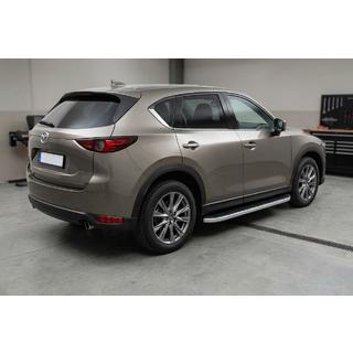 Praguri Laterale Tayga Grey (2 buc, Aluminiu) Mazda CX-5 2017–2025 foto 1