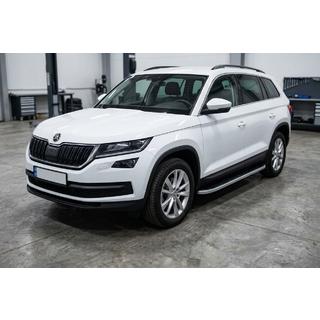 Praguri Laterale Tayga Grey (2 buc, Aluminiu) foto 1