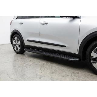 Praguri Laterale Tayga Black (2 buc, Aluminiu) Kia Niro 2016–2021 foto 1