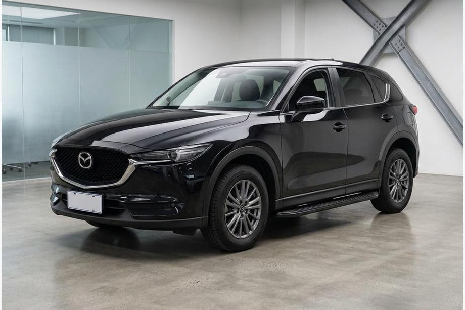 Mazda CX-5 2017–2025 Praguri Laterale Tayga Black (2 buc, Aluminiu) Image