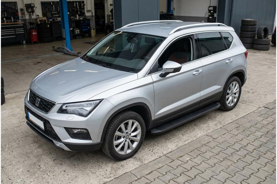 Seat Ateca 2016- Praguri Laterale Tayga Black (2 buc, Aluminiu) Image