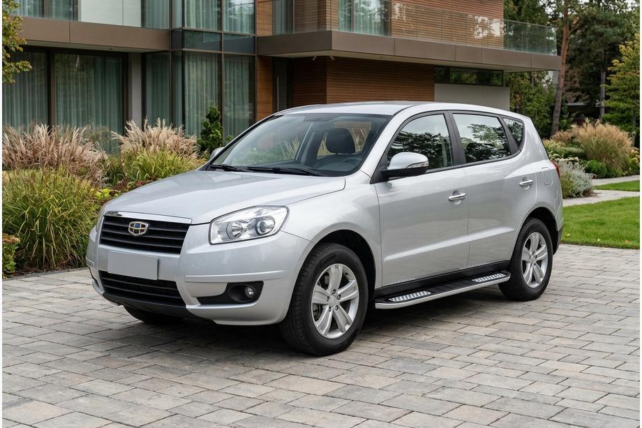 Geely Emgrand X7 2011- Praguri Laterale Tayga V2 (2 buc, Aluminiu) Image