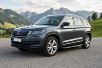 Skoda Kodiaq 2016-2023 Praguri Laterale Bosphore Grey (2 buc, Aluminiu) foto 1