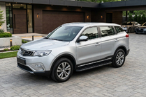 Geely Emgrand X7 2011- Praguri Laterale Bosphore Black (2 buc, Aluminiu) foto 1