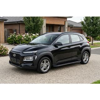 Praguri Laterale Bosphore Black (2 buc, Aluminiu) Hyundai Kona 2017-2023 foto 1