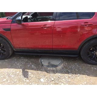 Praguri Laterale Bosphore Black (2 buc, Aluminiu) Land Rover Discovery Sport 2014- foto 2